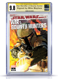 CGC Signature Series Star Wars Bounty Hunter #1 Mike Mayhew Trade