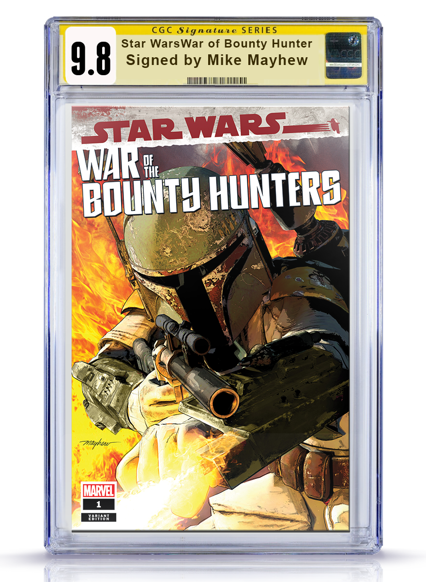 CGC Signature Series Star Wars Bounty Hunter #1 Mike Mayhew Trade