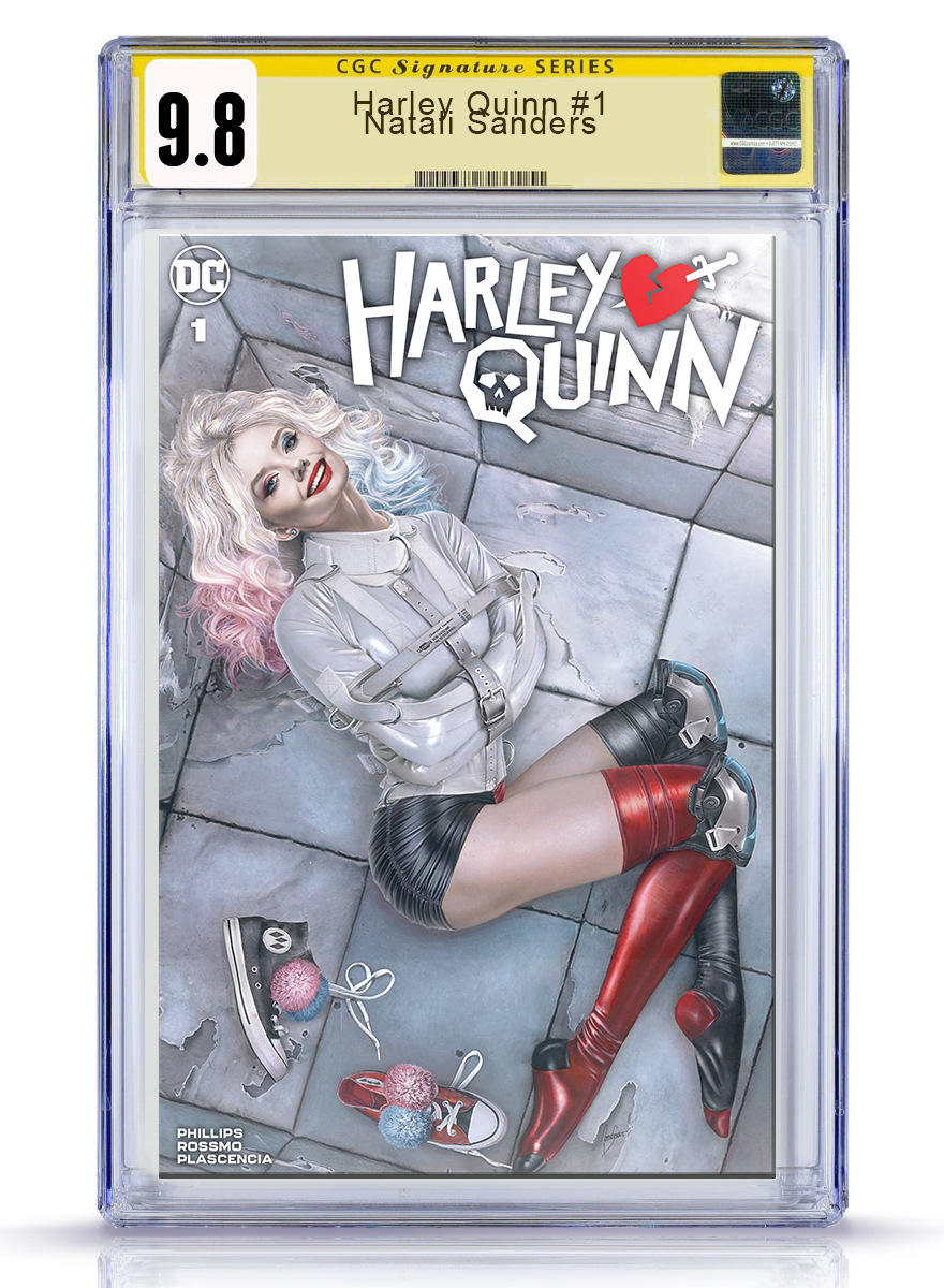 CGC Signature Series 9.8 Harley Quinn #1 Cover A Natali Sanders