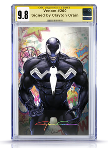 Infinity CGC Signature Series  Venom #200/#35 "The Shape Beneath" Clayton Crain Cover