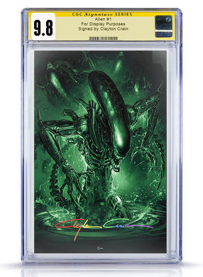 Infinity CGC Signature Series 9.8 Alien #1 Nightvision Clayton Crain
