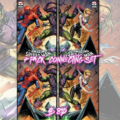 Amazing Spider-Man 47 4 Pack Connecting Cover Set Tyler Kirkham