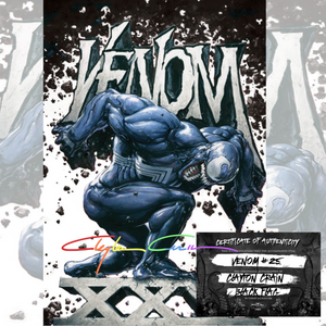 Venom #25 Infinity Signature  Clayton Crain