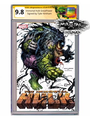 CGC 9.8 Immortal Hulk GREAT POWER #1 Kirkham A