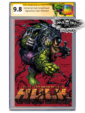 CGC 9.8 Immortal Hulk GREAT POWER #1  Kirkham B Cover