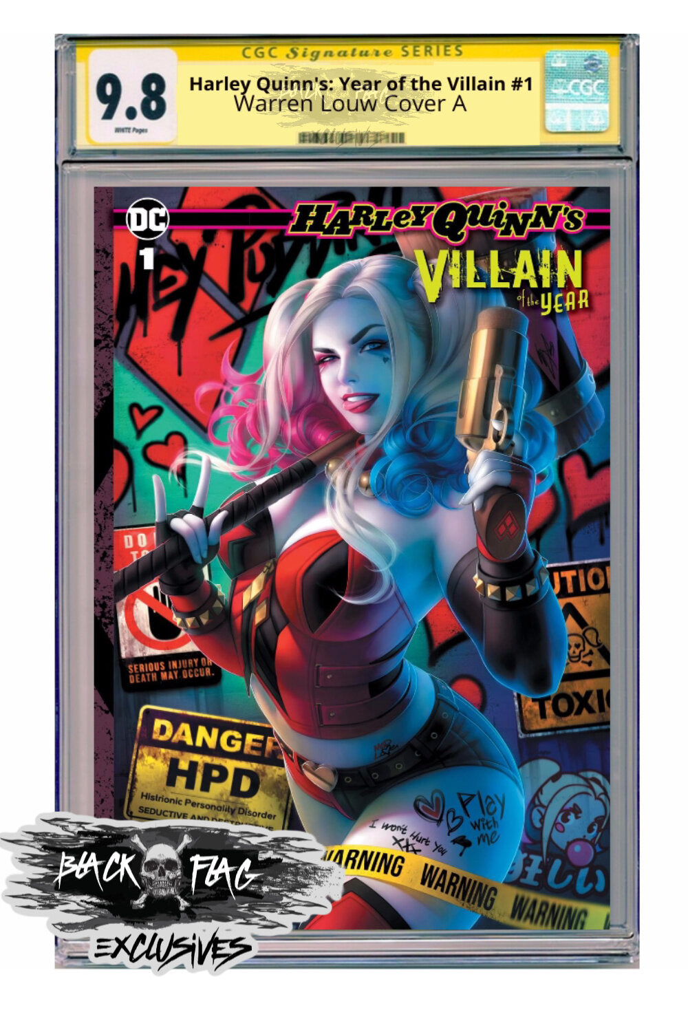 CGC Signature Series  Harley Quinn's: Year of the Villain #1 Louw Cover A