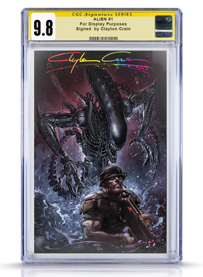 CGC Infinity Murder 9.8 Clayton Crain Alien #1 Virgin Cover