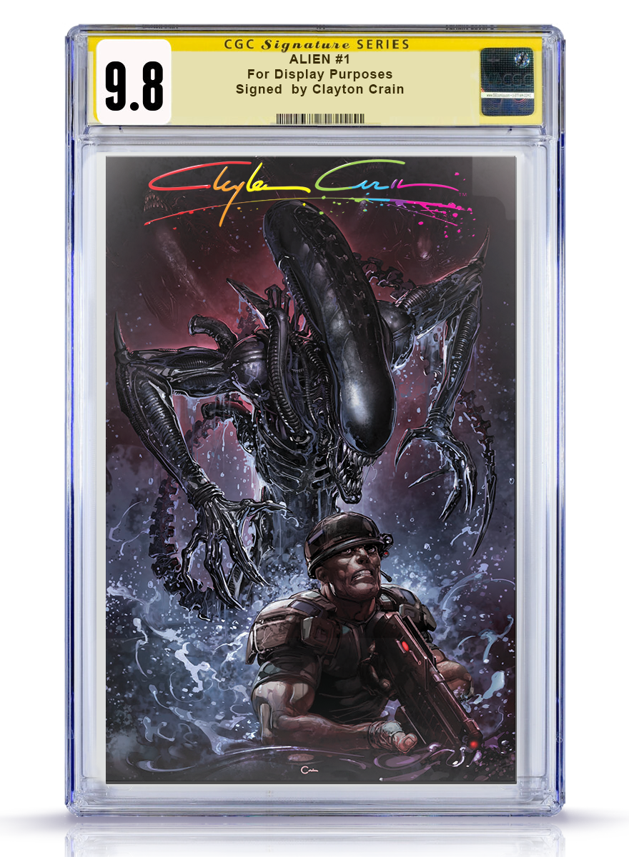 IC CGC Infinity Murder 9.8 Clayton Crain Alien #1 Virgin Cover