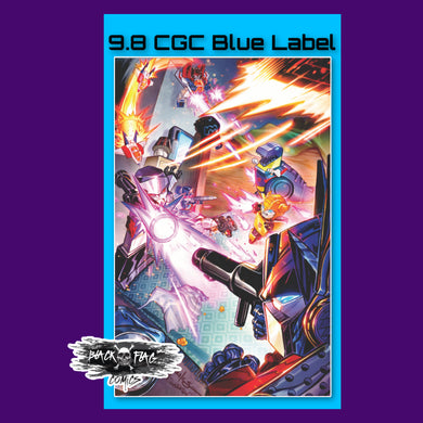 CGC Blue Label 9.8 Transformers: Escape #1 Albert Morales Cover Art
