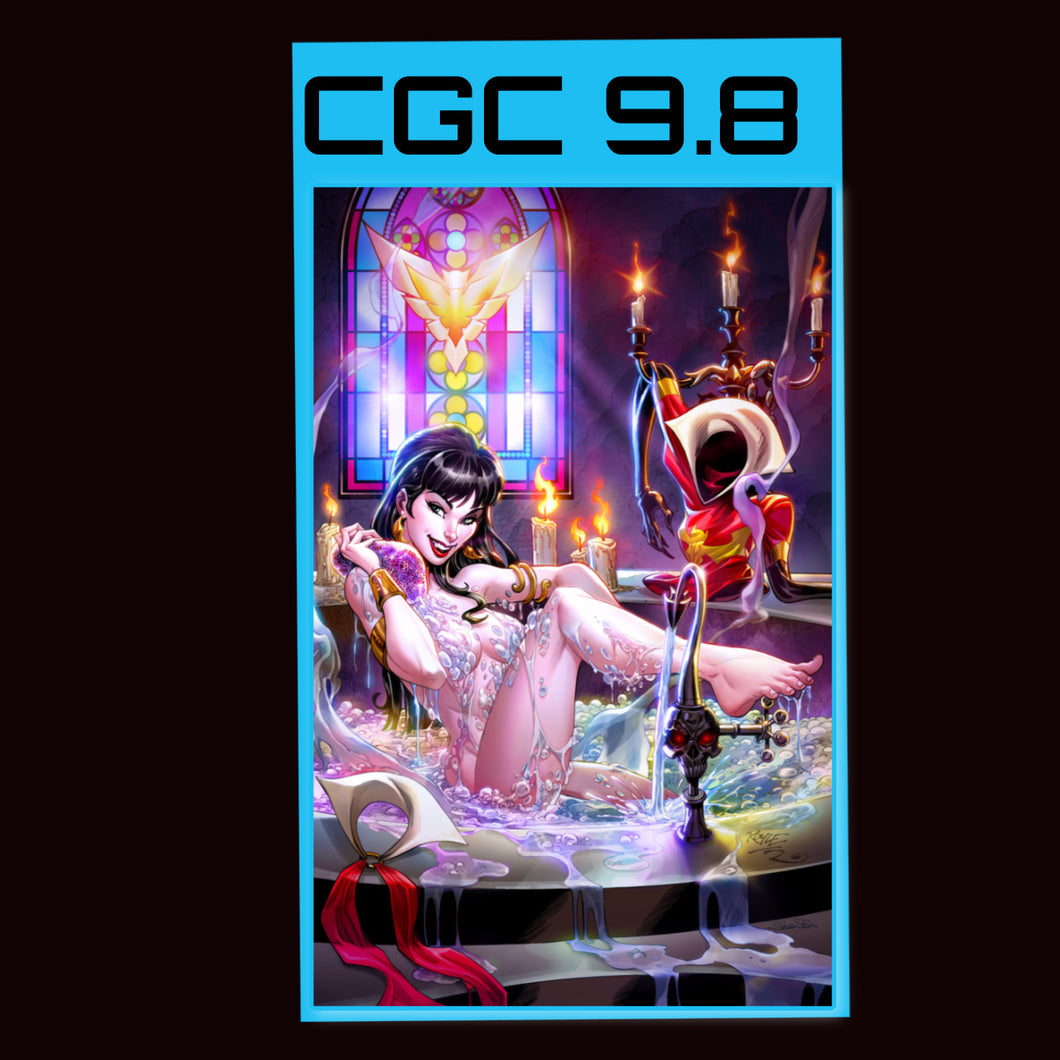 CGC 9.8 Graded Blue Label Vampirella Dark Powers #1 John Royle Cover Art