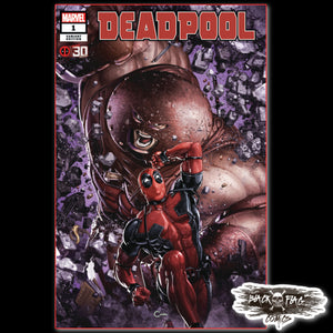 Deadpool #1  Clayton Crain Cover Art