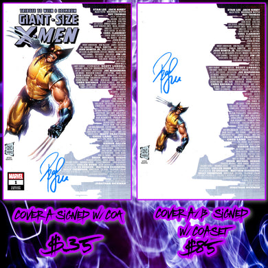 Signed w/COA Giant Size X-Men #1 Philip Tan Skyline Variant