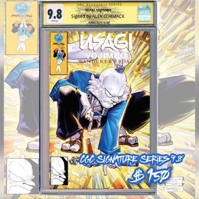 CGC Signature Series 9.8 Signed by Alex Cormack Usagi Yojimbo Wanderers Road
