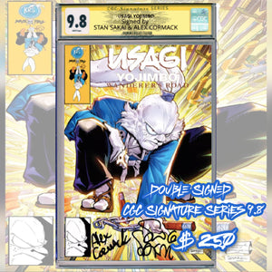 DOUBLE SIGNED CGC Signature Series 9.8 Stan Sakai & Alex Cormack Usagi Yojimbo
