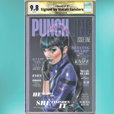 CGC Signature Series Natali Sanders Punchline #1 Cover A