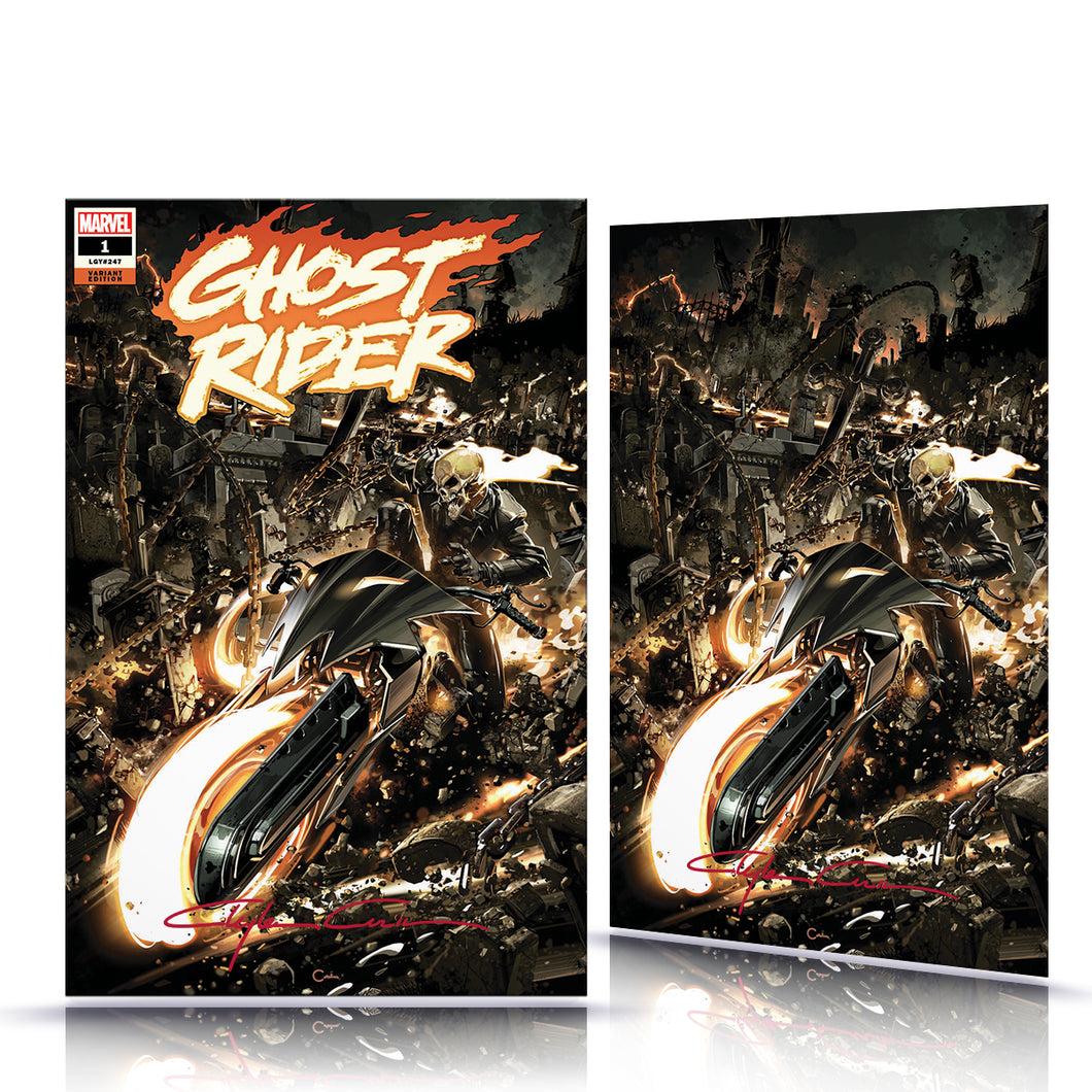 Ghost Rider #1 Classic Signature Clayton Crain w/COA
