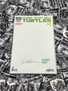 Teenage Mutant Ninja Turtles Annual 2012 Signed and Remarked by Kevin Eastman