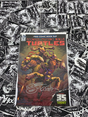 Teenage Mutant Ninja Turtles FCBD 2019 Signed and Remarked by Kevin Eastman