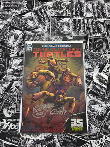 Teenage Mutant Ninja Turtles FCBD 2019 Signed and Remarked by Kevin Eastman