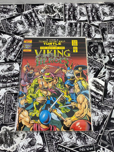 Last of the Viking Heroes Summer Special #2 1990 Signed and Remarked by Kevin Eastman