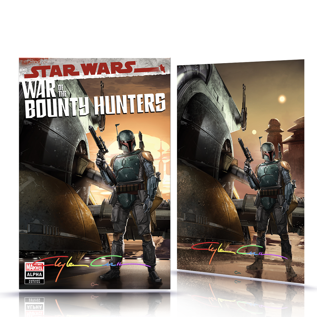 Infinity Signed Set w/COA Star Wars War of the Bounty Hunter Alpha #1
