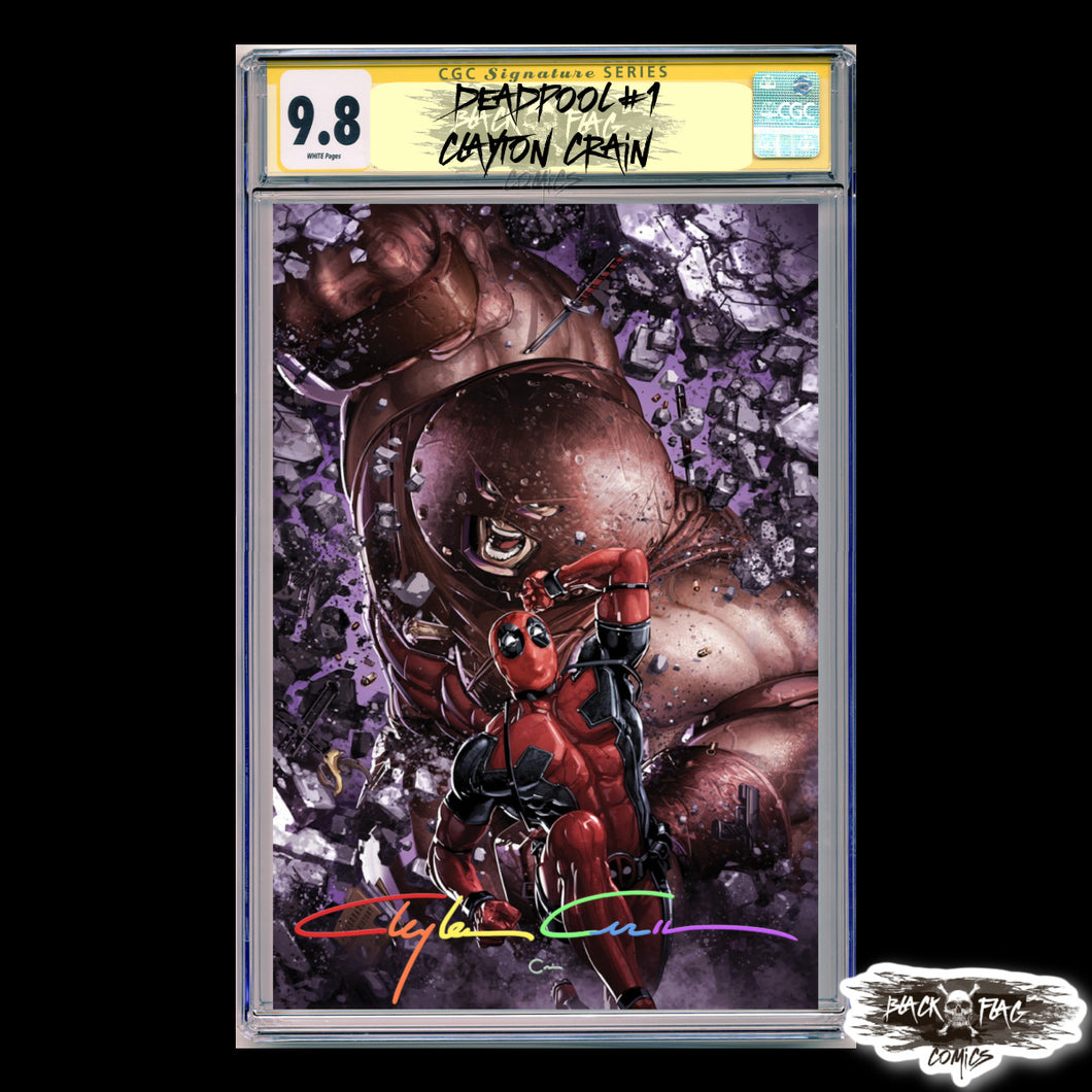 Infinity Edition CGC Signature Series Virgin Deadpool #1 Clayton Crain