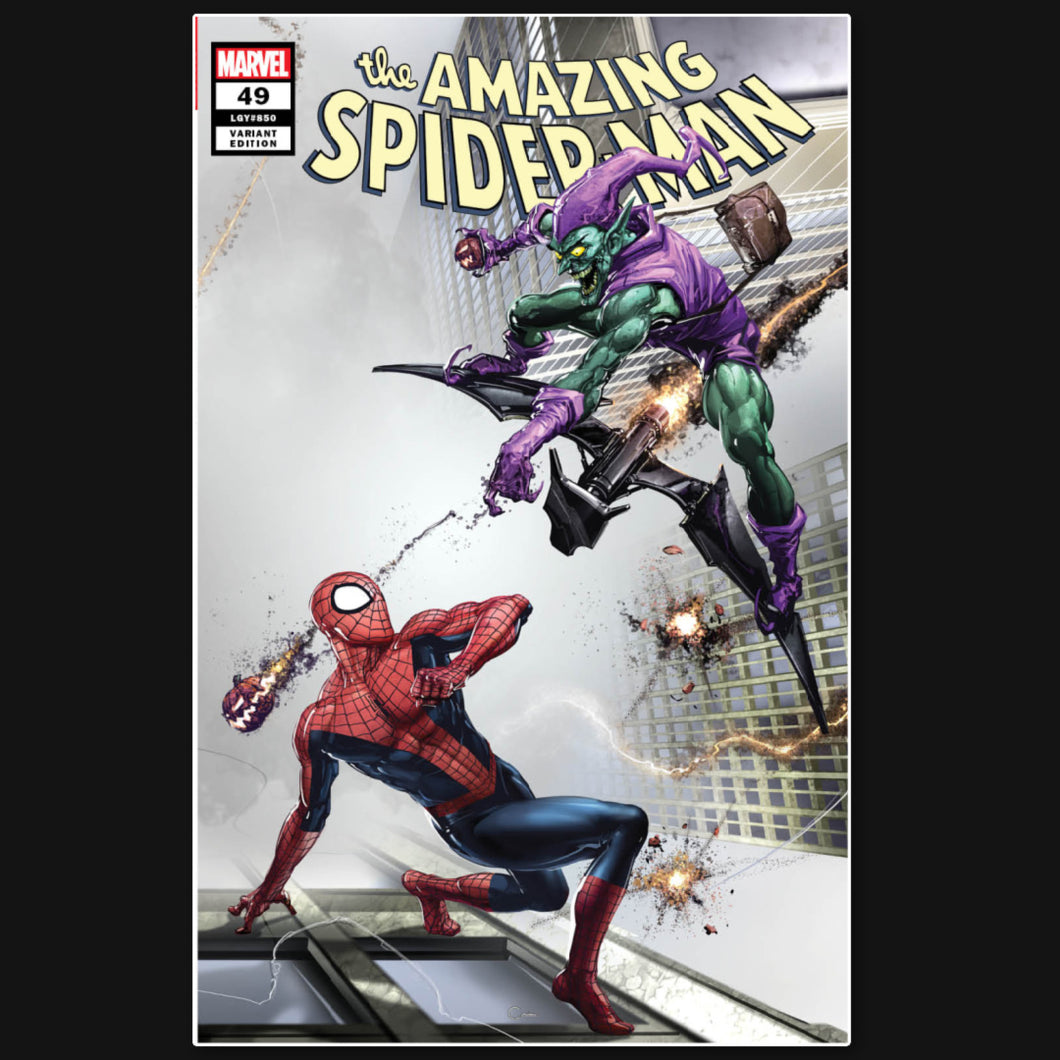 Clayton Crain Cover Art Amazing Spider-Man #49