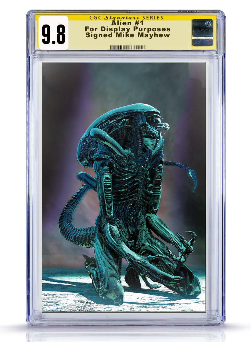 CGC Signature Series 9.8 Alien #1 Mike Mayhew Cover Art Cover B