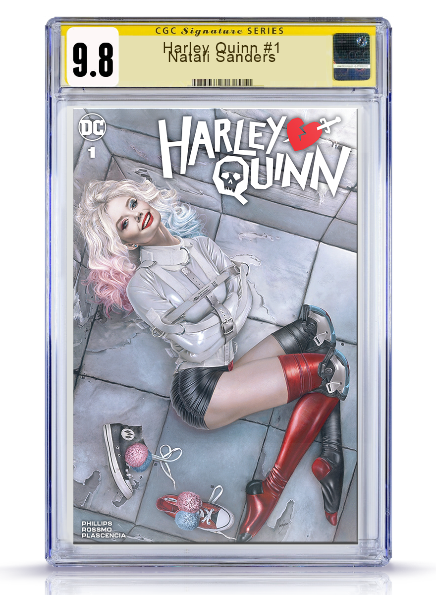 IC CGC 9.8 Signature Series Harley #1 Natali Sanders Trade Dress