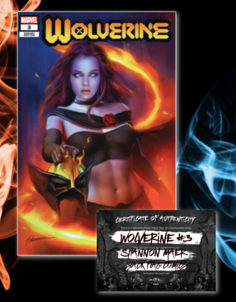 Signed w/COA Shannon Maer Wolverine #3