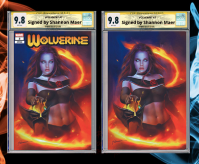 CGC Signature Series 9.8 Wolverine #3 Shannon Maer