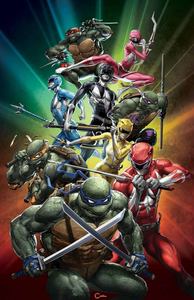Crain TMNT Power Rangers #1 Rainbow C2e2 Exclusive