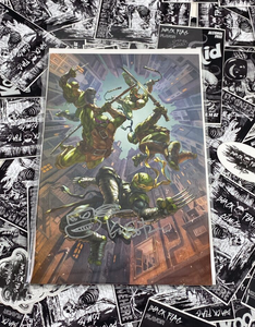 Teenage Mutant Ninja Turtles #98 Alan Quah Virgin Variant Signed and Remarked by Kevin Eastman