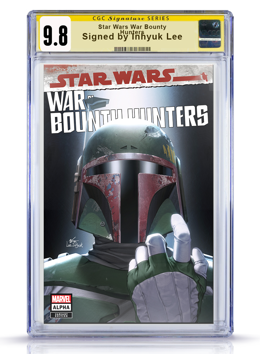 CGC 9.8 Signature Series Trade Dress Star Wars: War of the Bounty Hunters #1