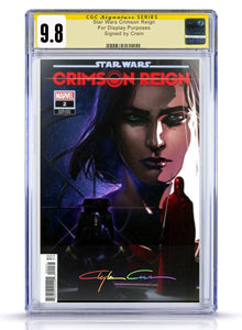 CGC Signature Series 9.8 Star Wars Crimson Reign #2 Clayton Crain Cover Art