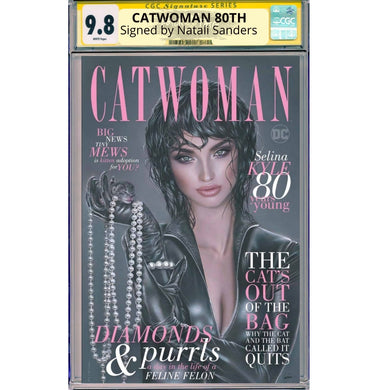 CGC Signature Series Trade Catwoman 80th Anniversary Natali Sanders Cover