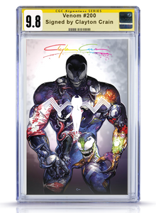 CGC Signature Series 9.8 Virgin  Venom #35/#200 Infinity Murder Signature