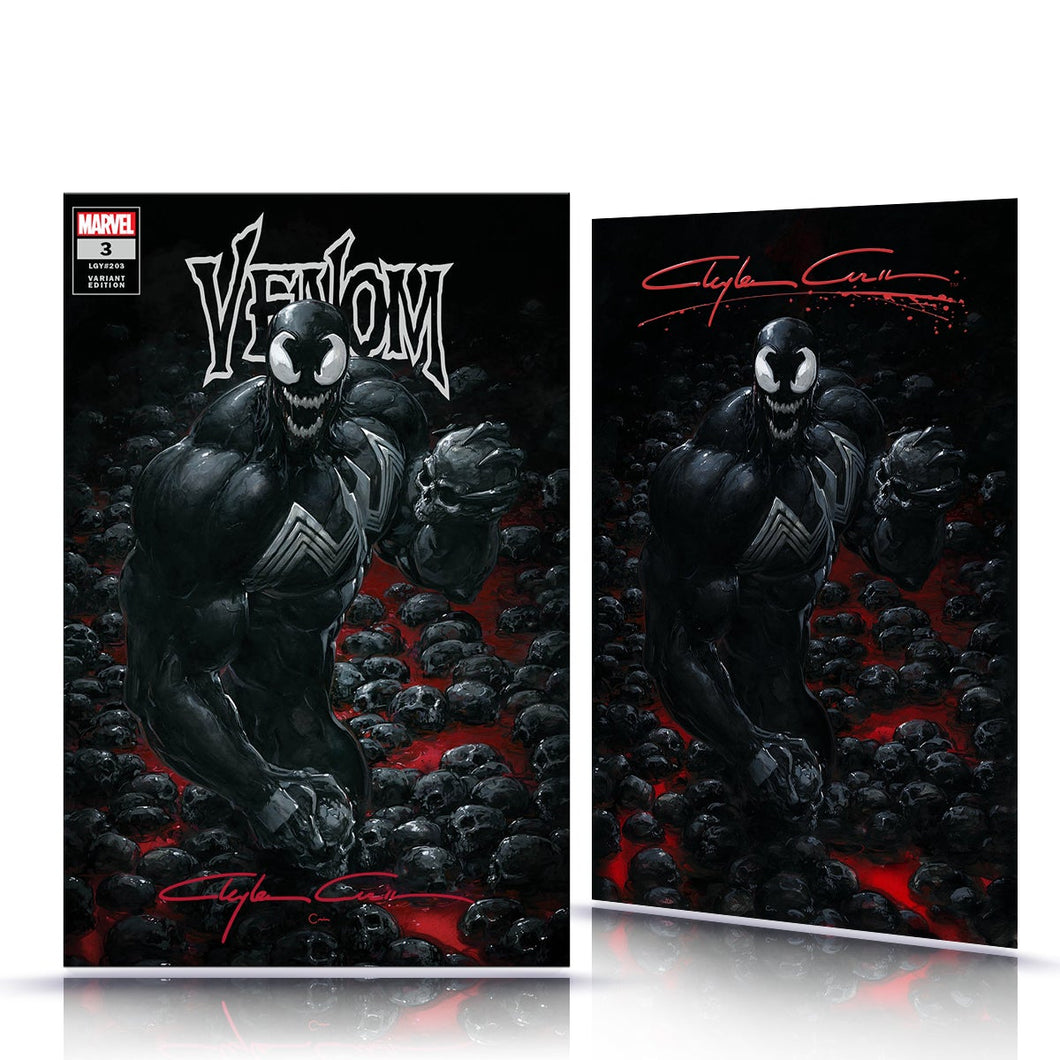 IC PREORDER: Classic Murder Signed Virgin Cover w/COA Venom #3 Clayton Crain Cover Art
