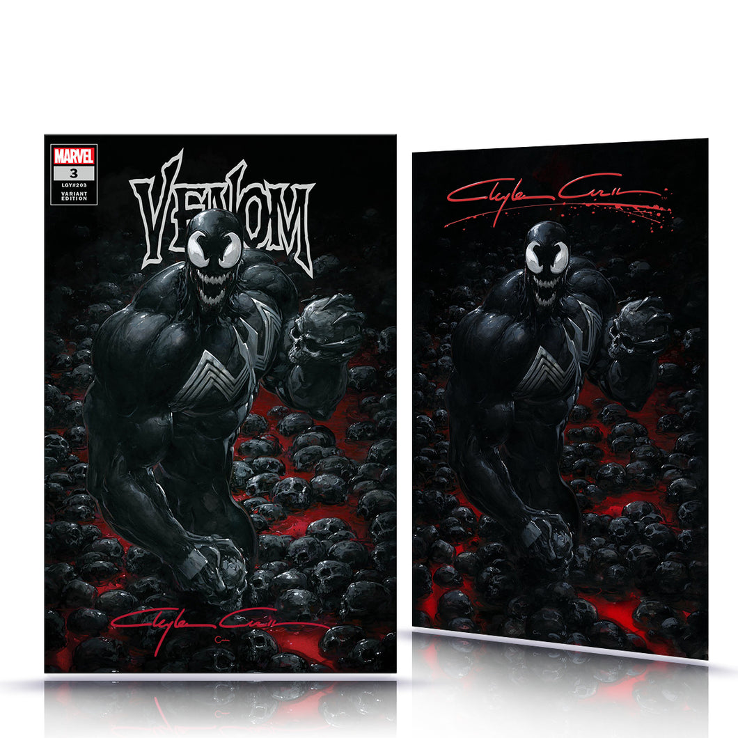 PREORDER: Classic Murder Signed Virgin Cover w/COA Venom #3 Clayton Crain Cover Art