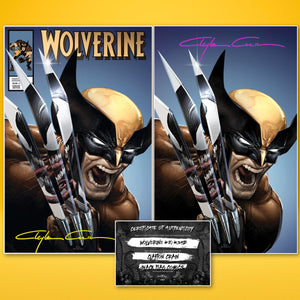 Signed w/COA Clayton Crain Wolverine #8/#350