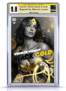 IN STOCK CGC Signature Series 9.8 Cover A Wonder Woman Black & Gold Warren Louw