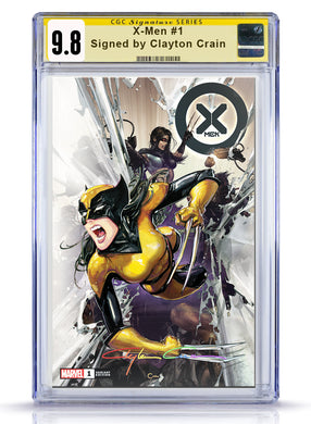 CGC Signature Series Trade Dress 9.8 Infinity Signed X Men #1 Clayton Crain
