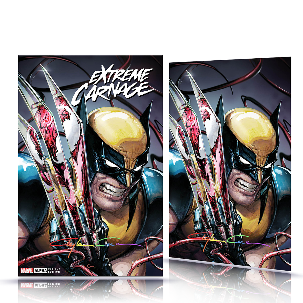 IC Infinity Signed Set w/COA Extreme Carnage #1 Clayton Crain Cover Art