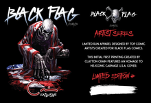 Load image into Gallery viewer, Clayton Crain Black Flag Comics Artist Series Apparel Hoodie